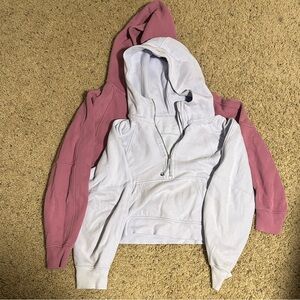 lululemon athletica Pink and Light Purple Sweaters